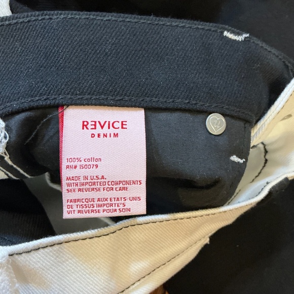Revice DREAM FIT Denim Yin Yang Two-Tone Jeans Women’s Size 28 | Made in USA - Picture 8 of 9